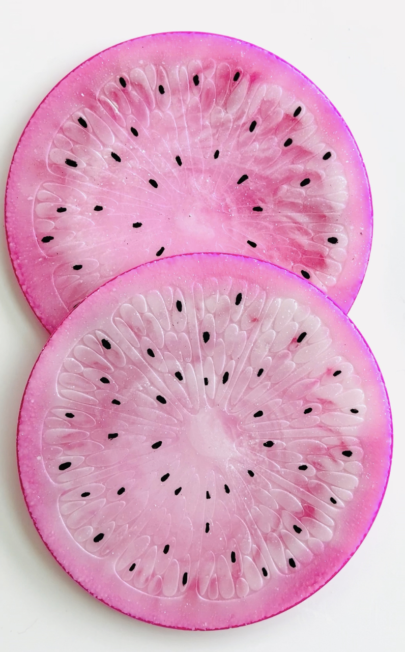Dragon Fruit Coasters