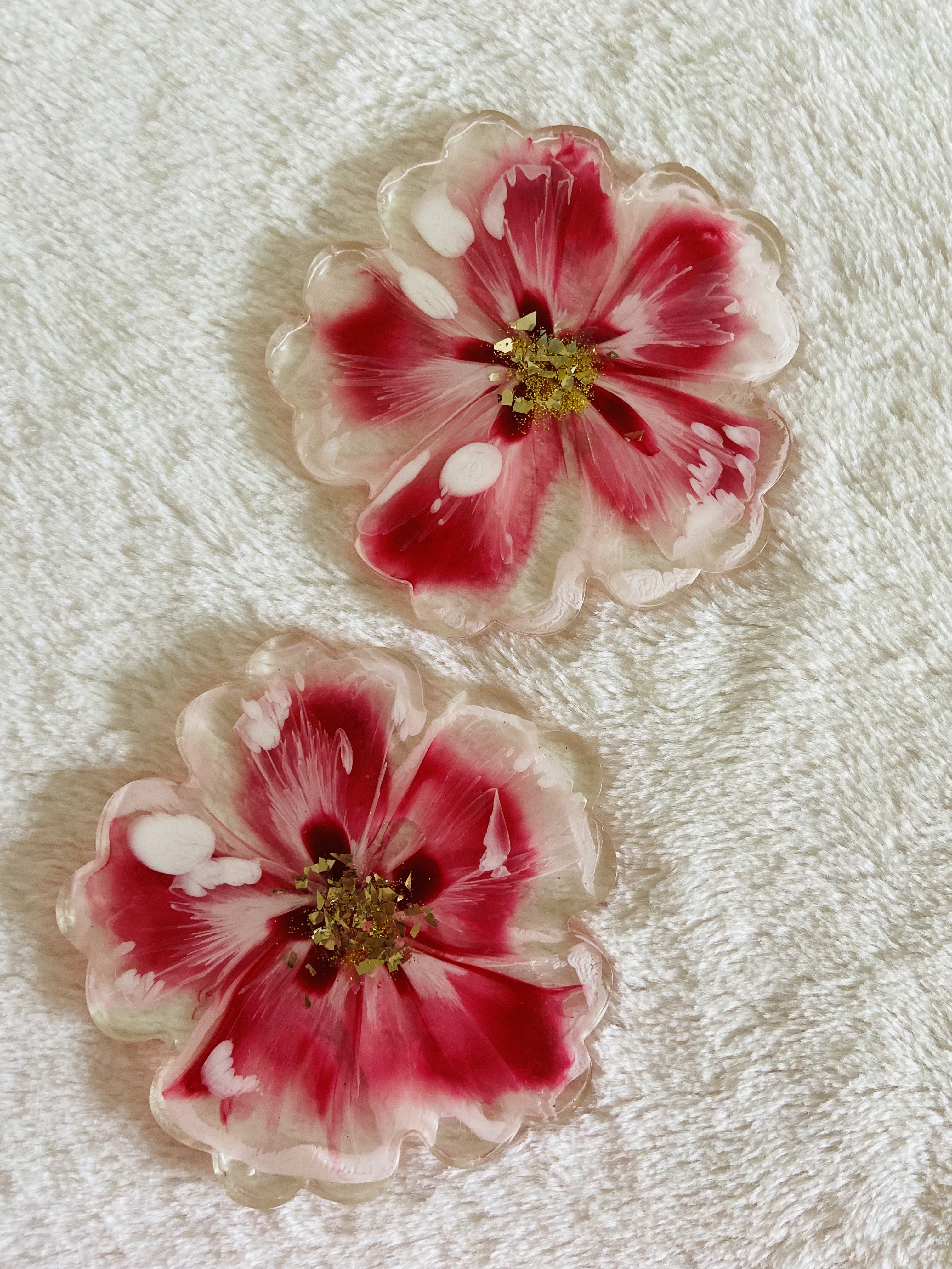 Handmade Flower Coasters
