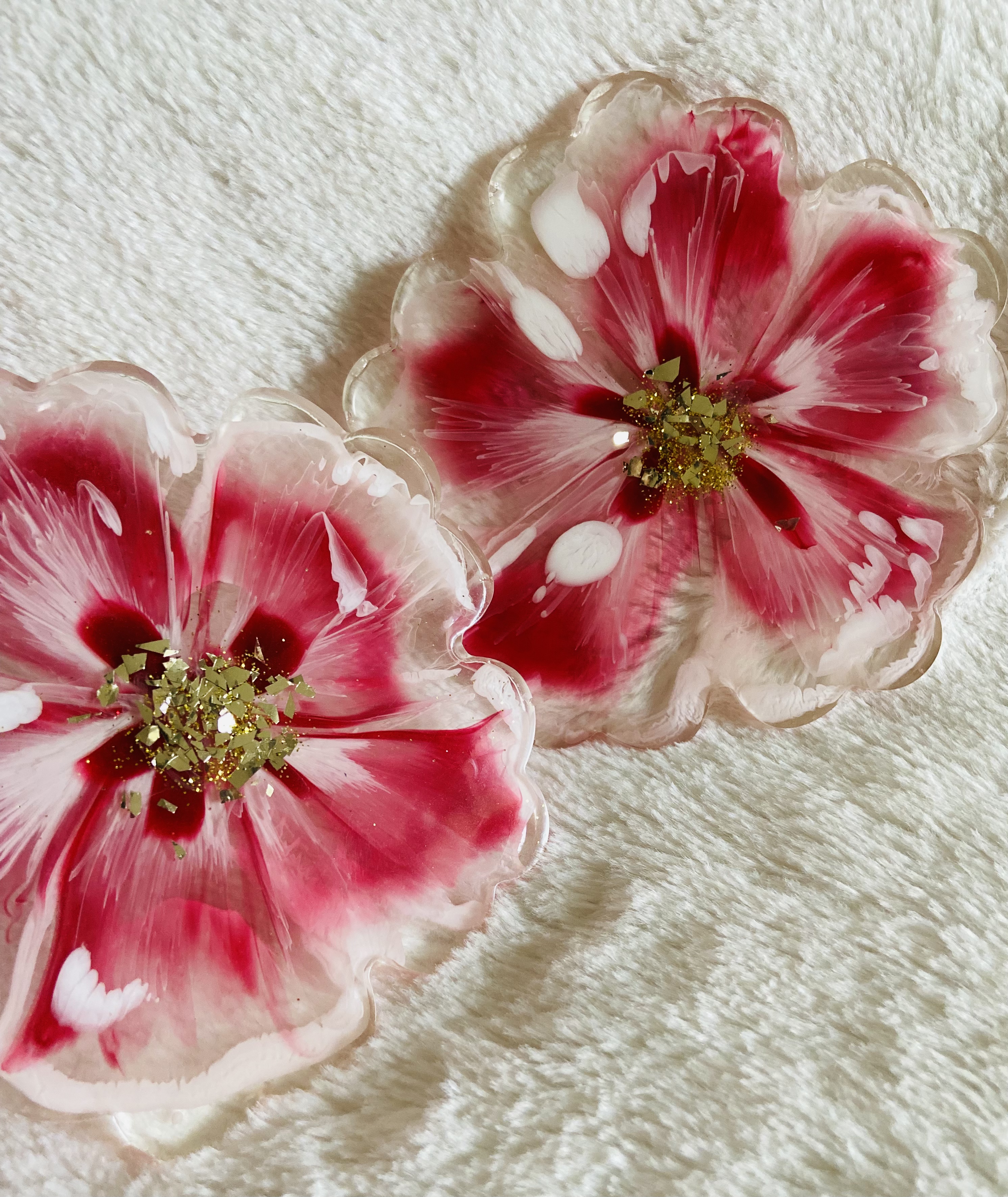 Handmade Flower Coasters