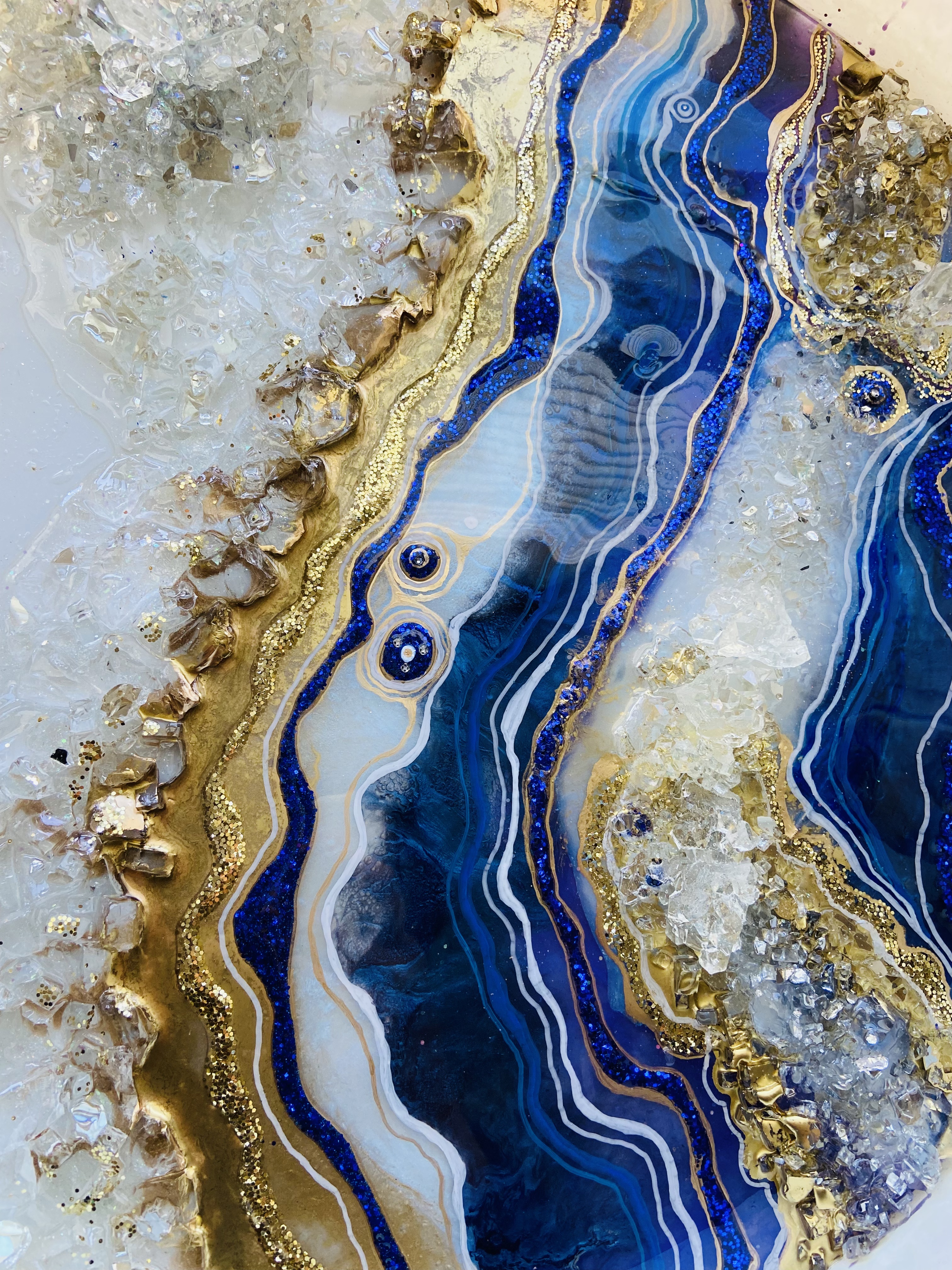 Geode Art wall painting