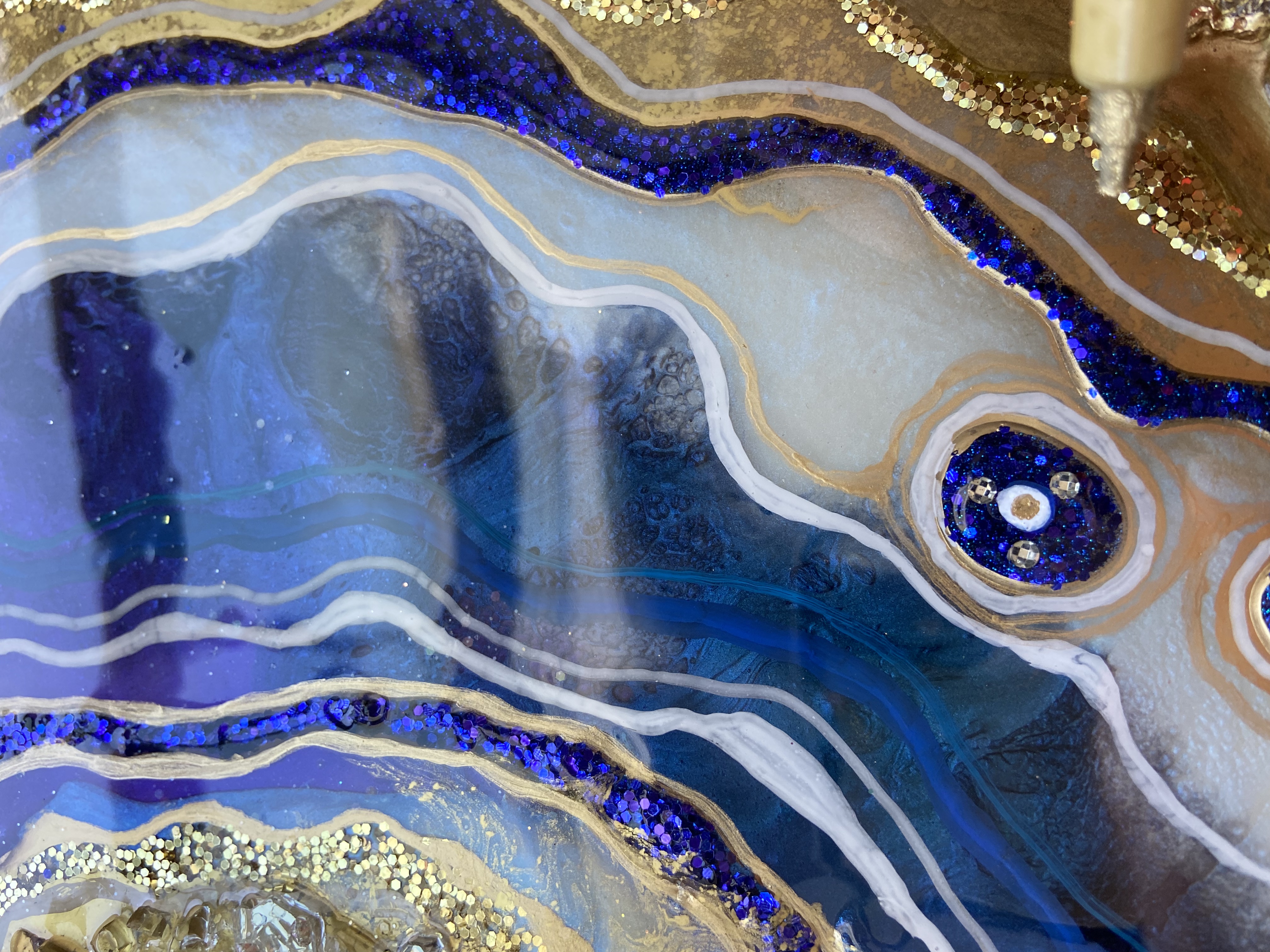 Geode Art wall painting