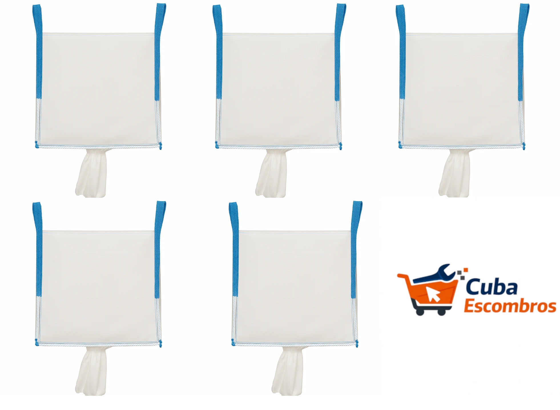 Saco Big Bag reutilizable con Boca de Descarga 1.000 kg