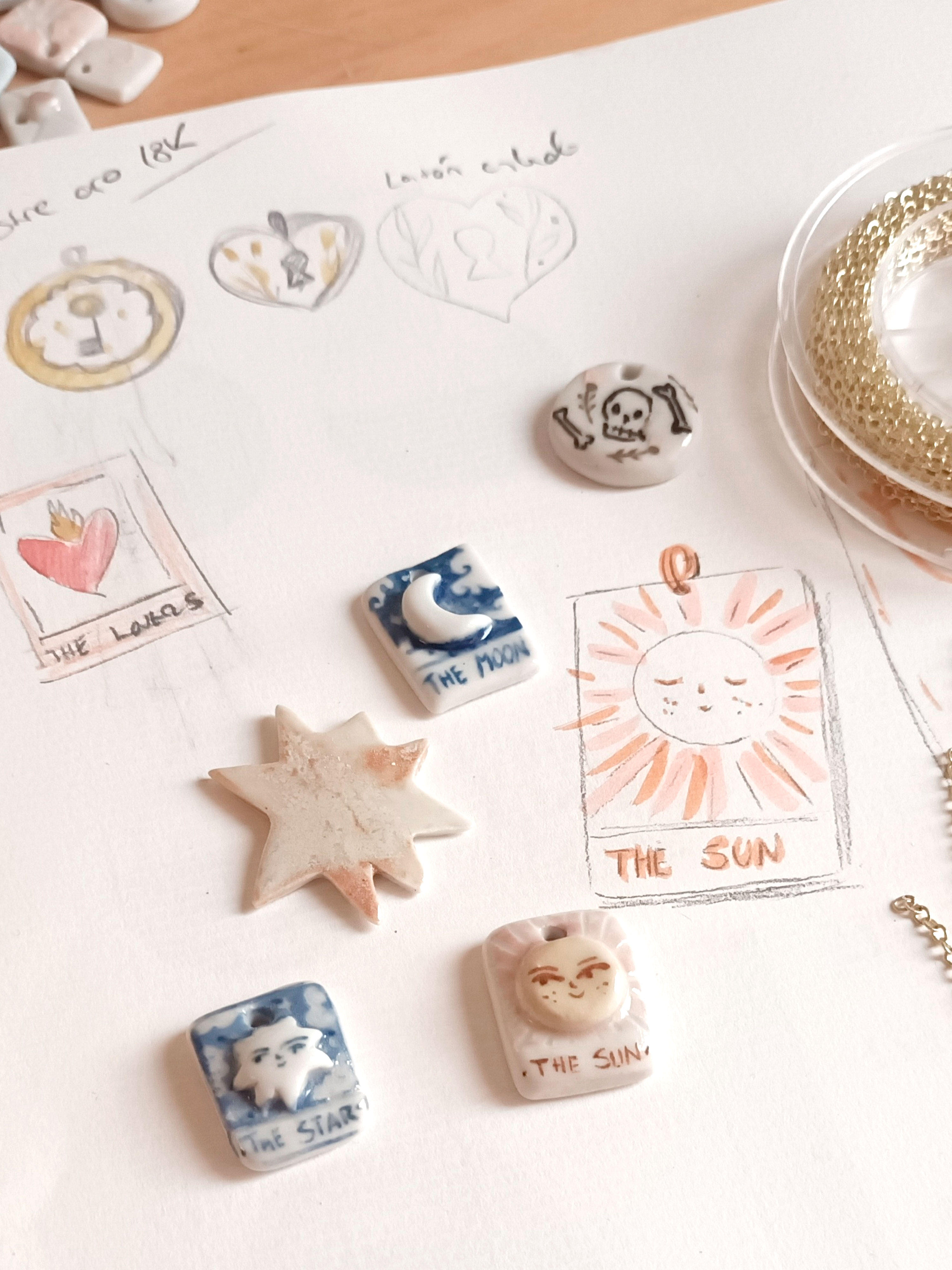 Joyería en porcelana