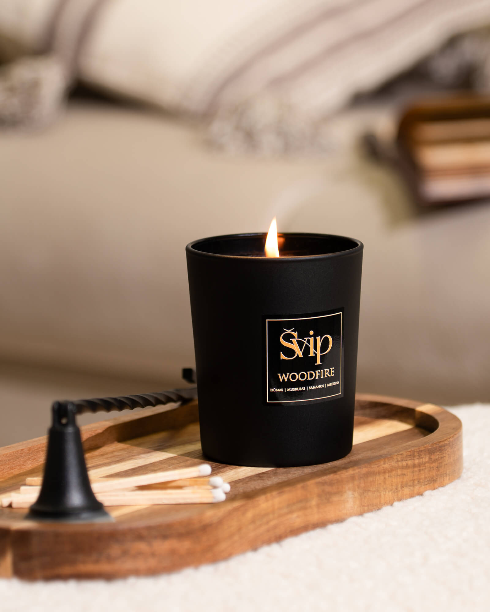 Žvakė WOOD FIRE