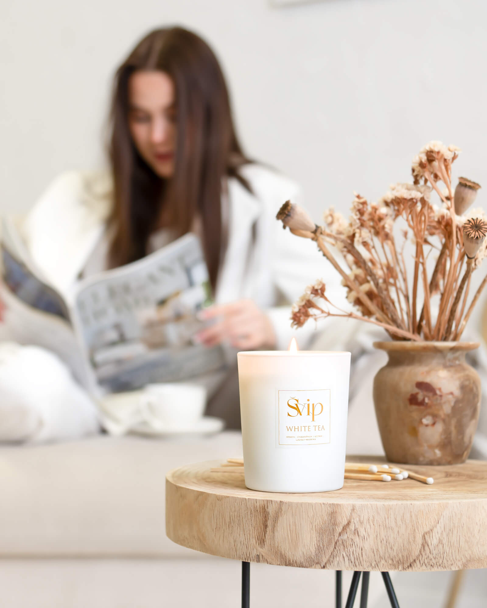 Žvakė WHITE TEA