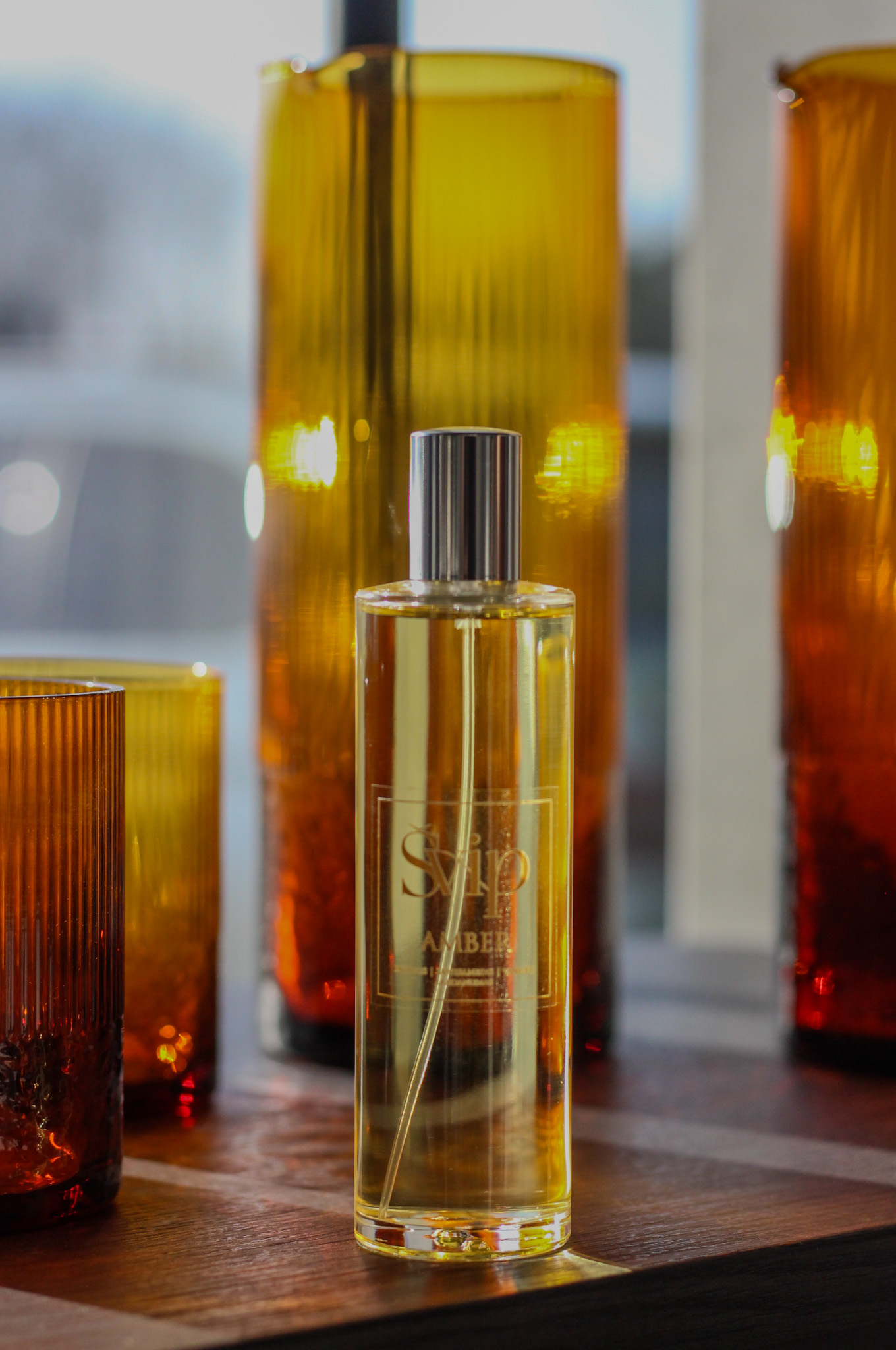 Purškiamas namų kvapas  AMBER