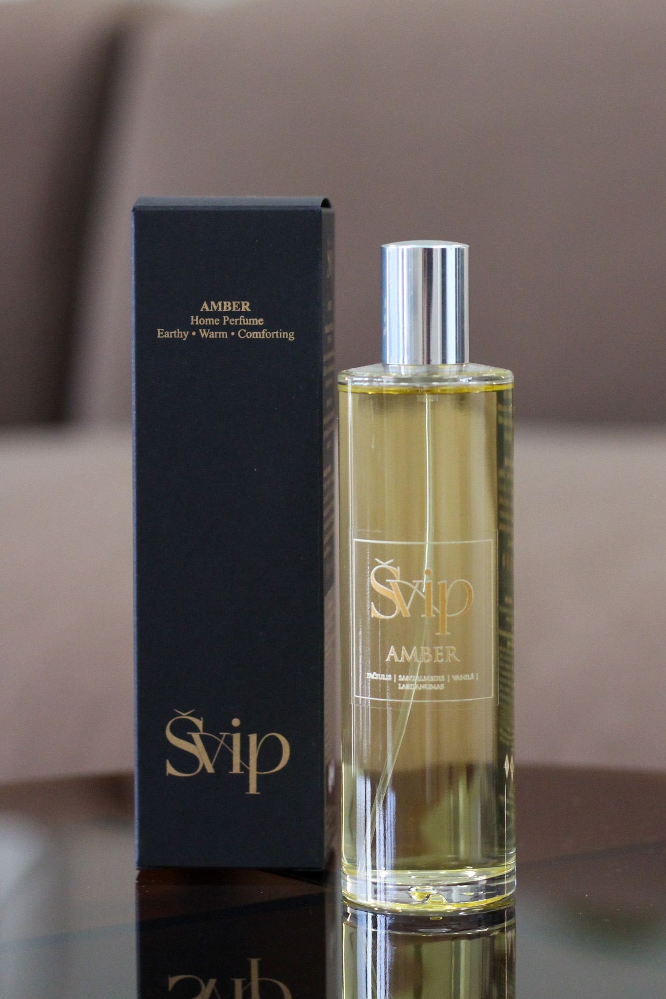 Purškiamas namų kvapas  AMBER