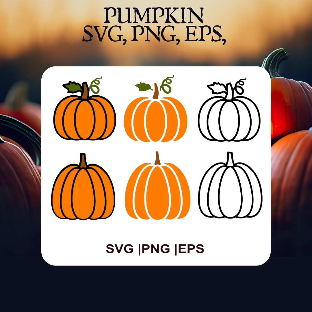Pumpkin SVG, PNG, EPS