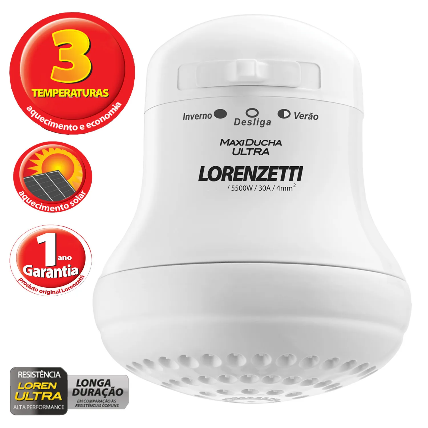 Chuveiro Lorenzetti Maxi Ducha Ultra 5500w 
