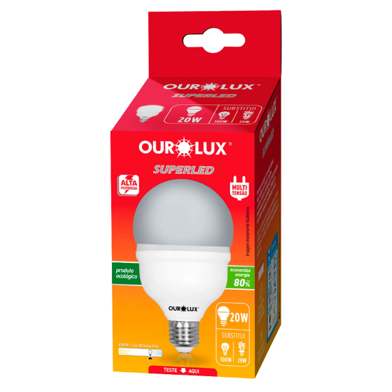 Lâmpada LED 20W Superled Ourolux