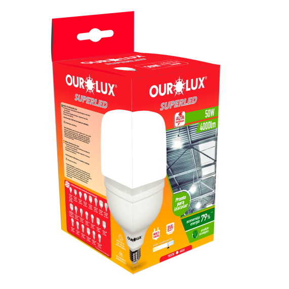 Lâmpada SuperLED 50W 6500K OUROLUX