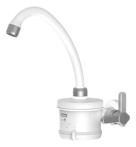 Torneira para Parede 4T Plus Enerbras Branca/Cromada