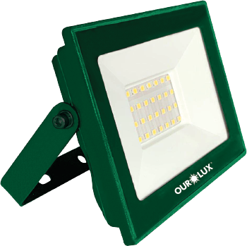 Projetor/Refletor 30W Verde SuperLED Ourolux