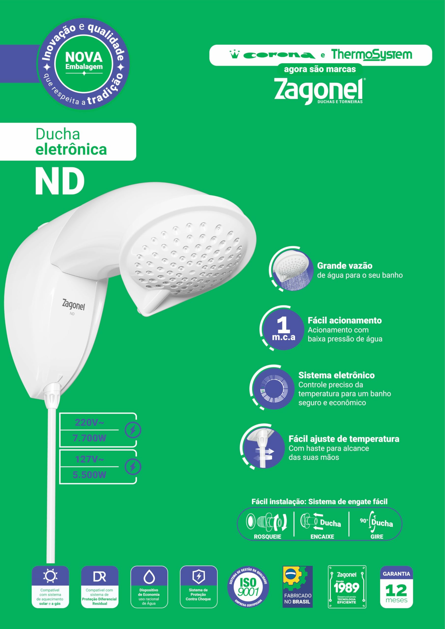 Ducha Eletrônica ND Zagonel