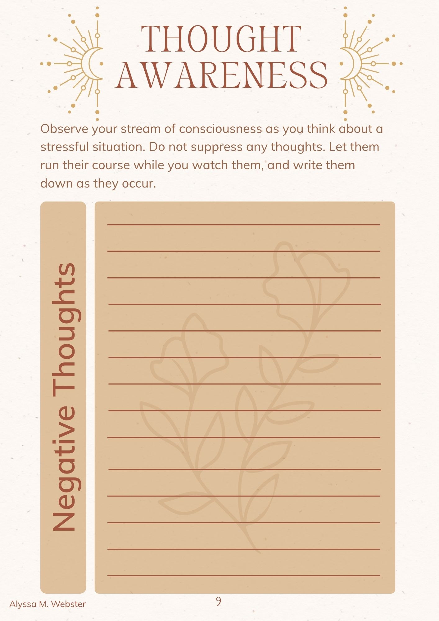 Stress Management with Affirmations Workbook