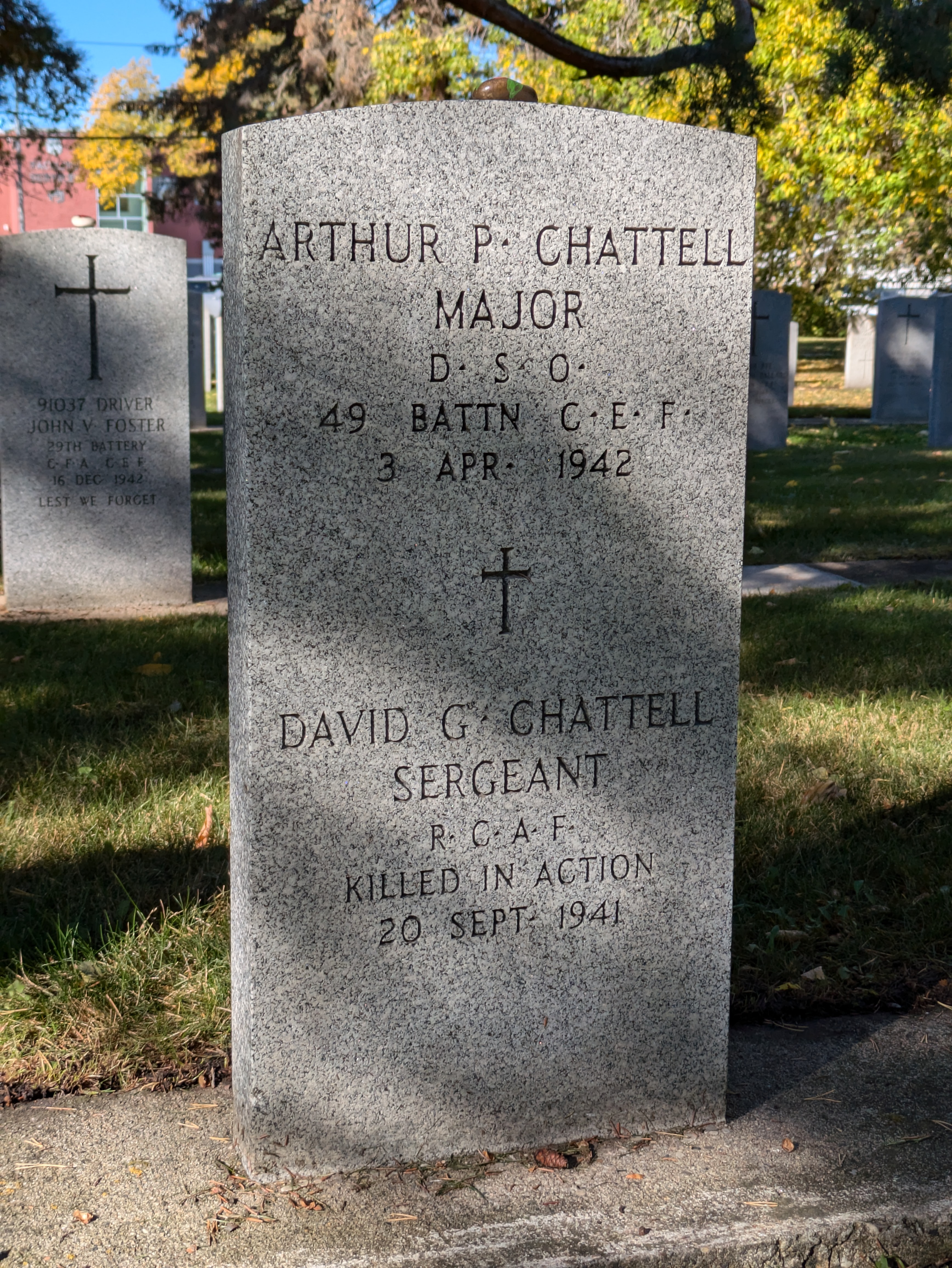 Major Arthur P. Chattell DSO MiD