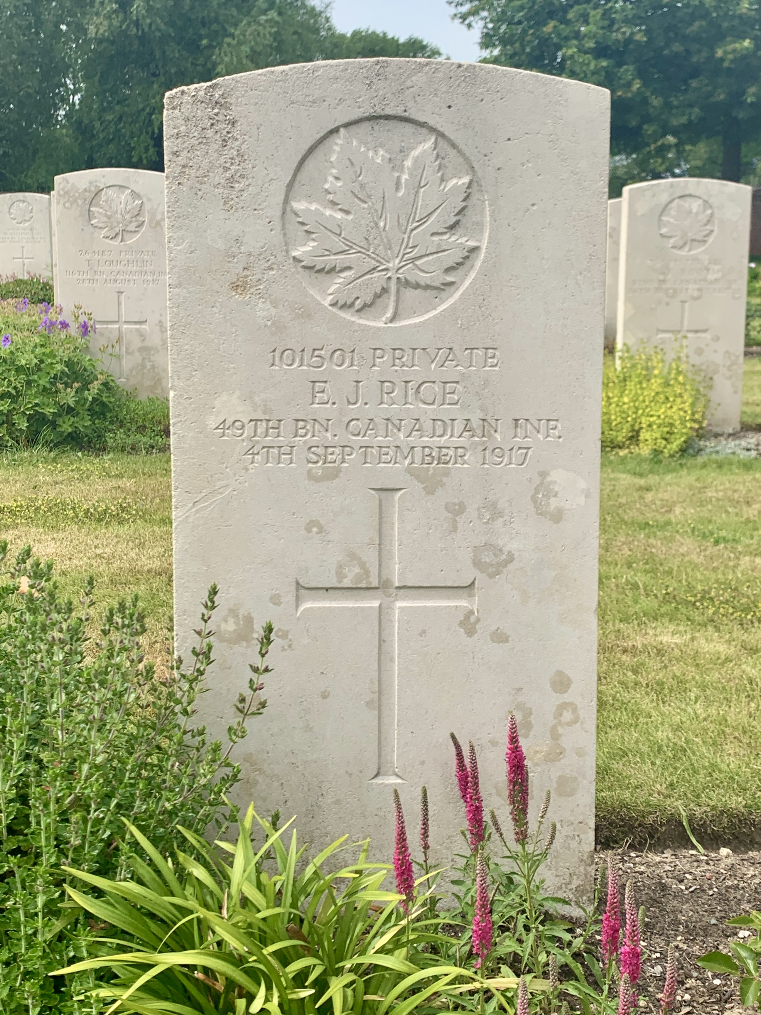 101501 Private Earl J. Rice