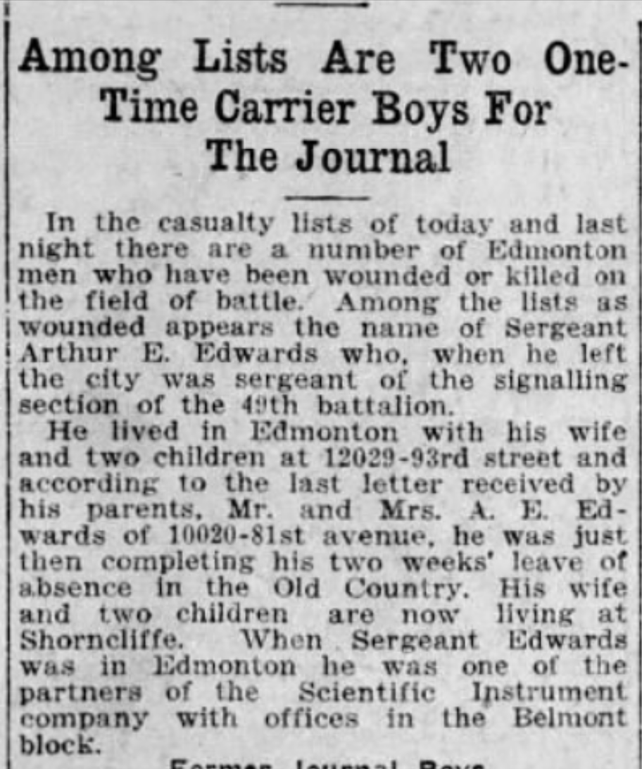 Lieutenant Arthur E. Edwards MiD