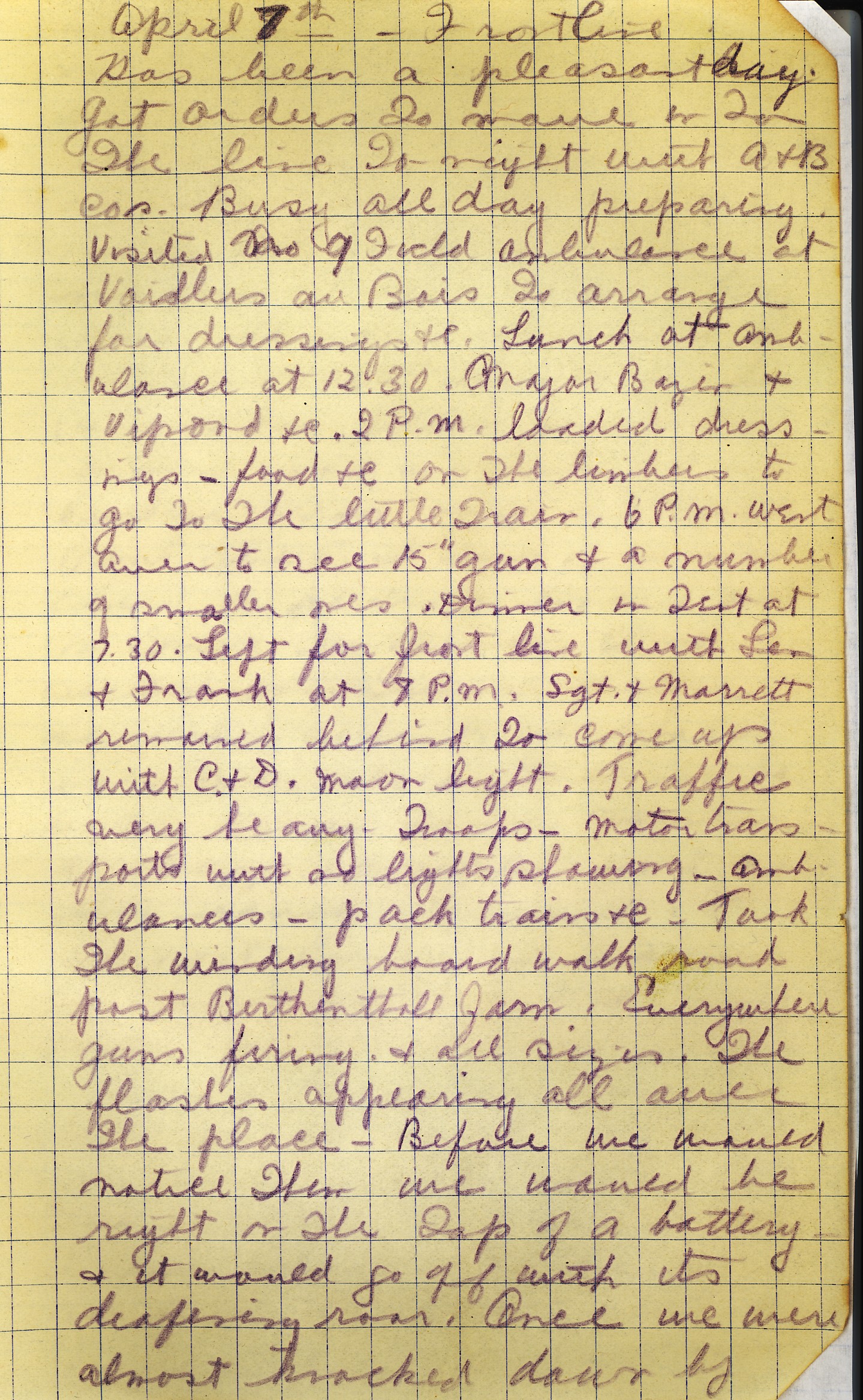 Second Lieutenant Frederick D. Marett