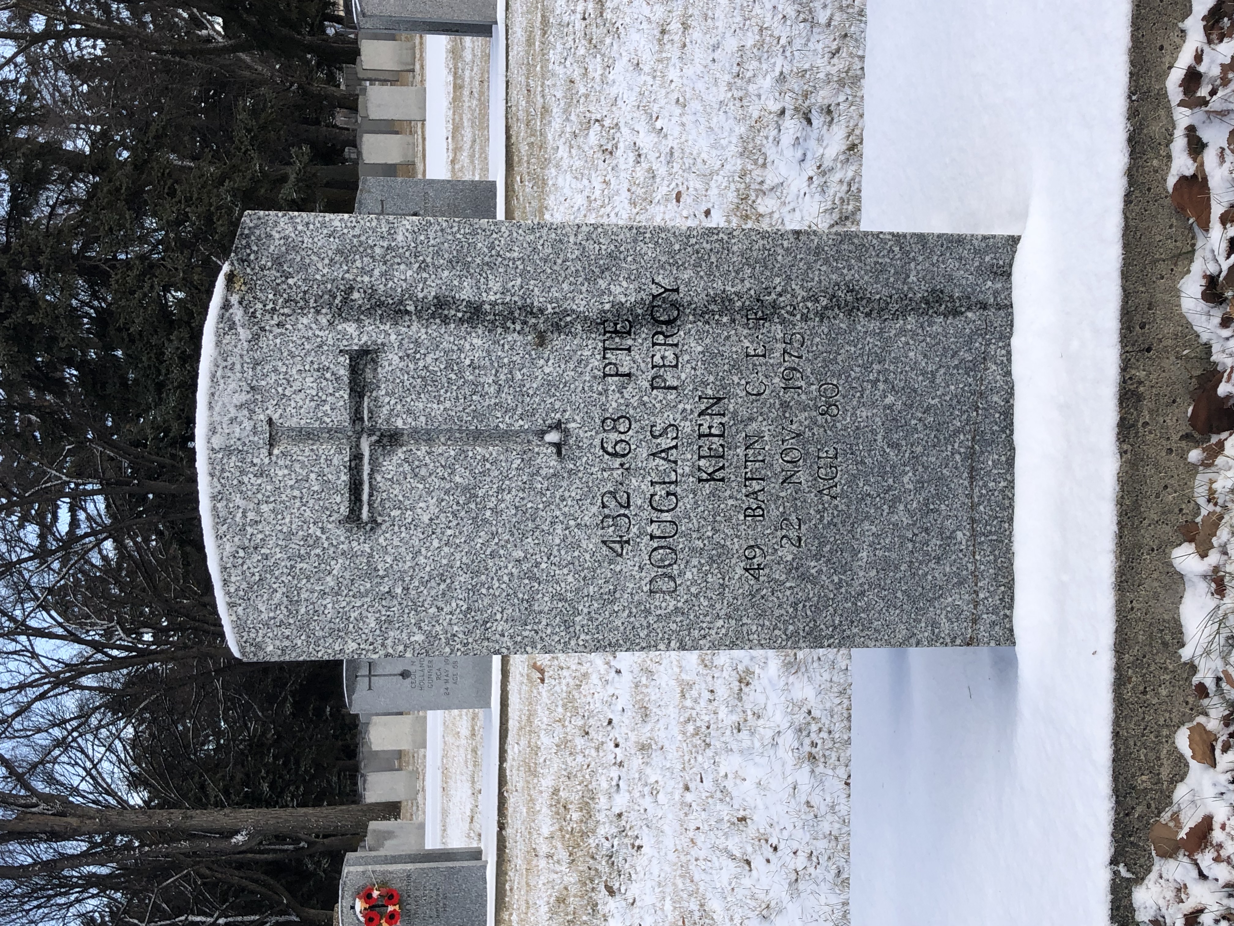 432468 Lance Corporal Douglas P. Keen