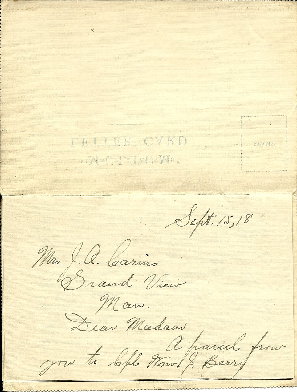 433118 Corporal William J. Berry