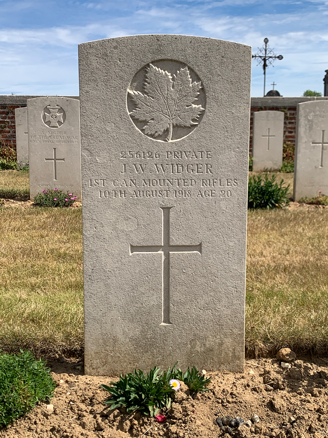 256126 Private John Wreford Widger