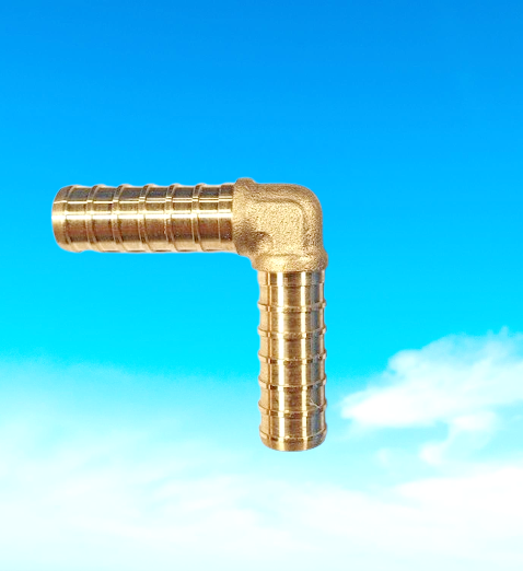 XPEX 1/2-inch Extended Barb Elbow, Brass / 3-Pack