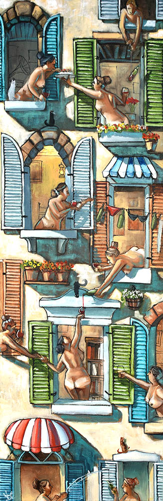 Love thy neighbor-Limited signed giclee print