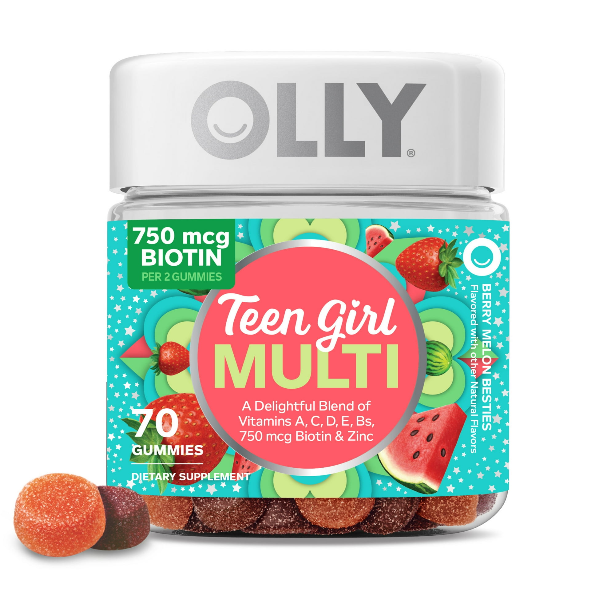 OLLY Teen Girl Multi Vitamins