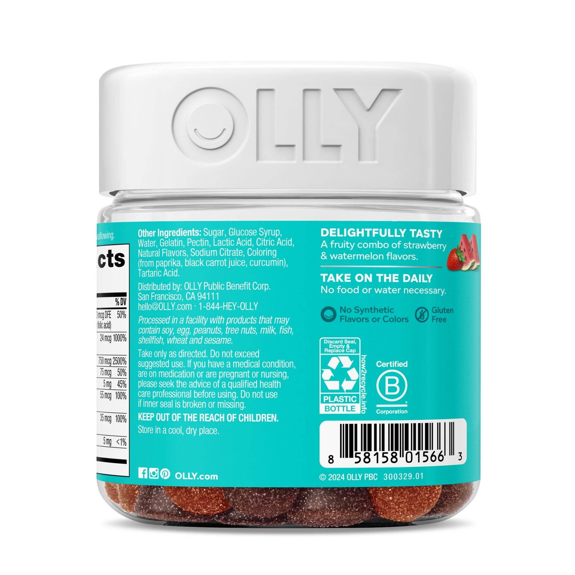 OLLY Teen Girl Multi Vitamins