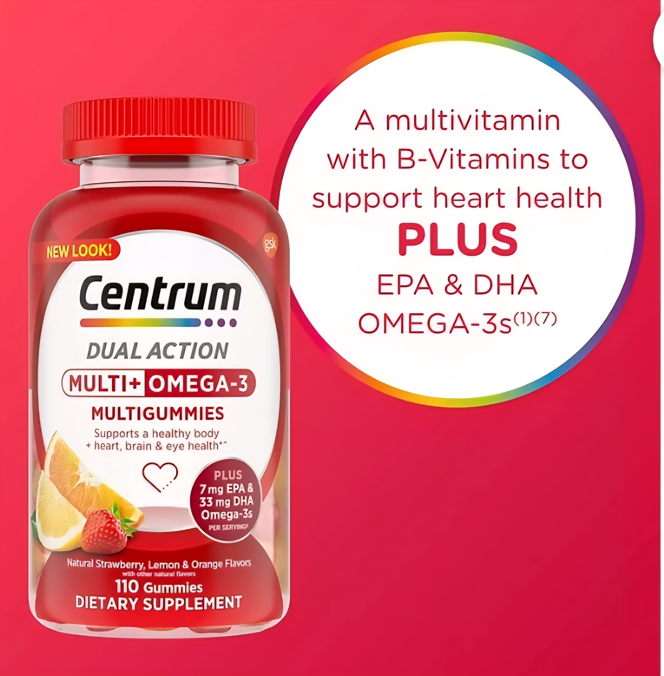 Centrum Dual Action Multi + Omega-3