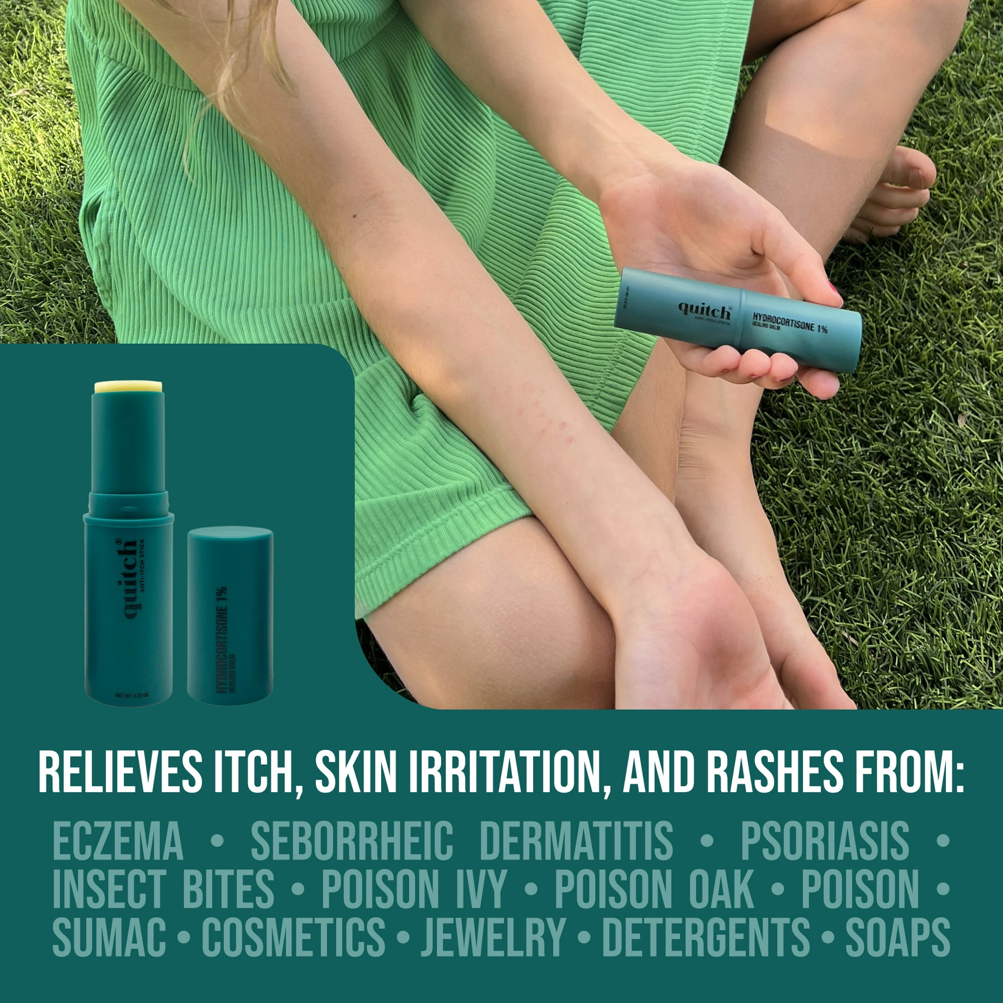 Quitch stick anti-picazón con hidrocortisona 1%