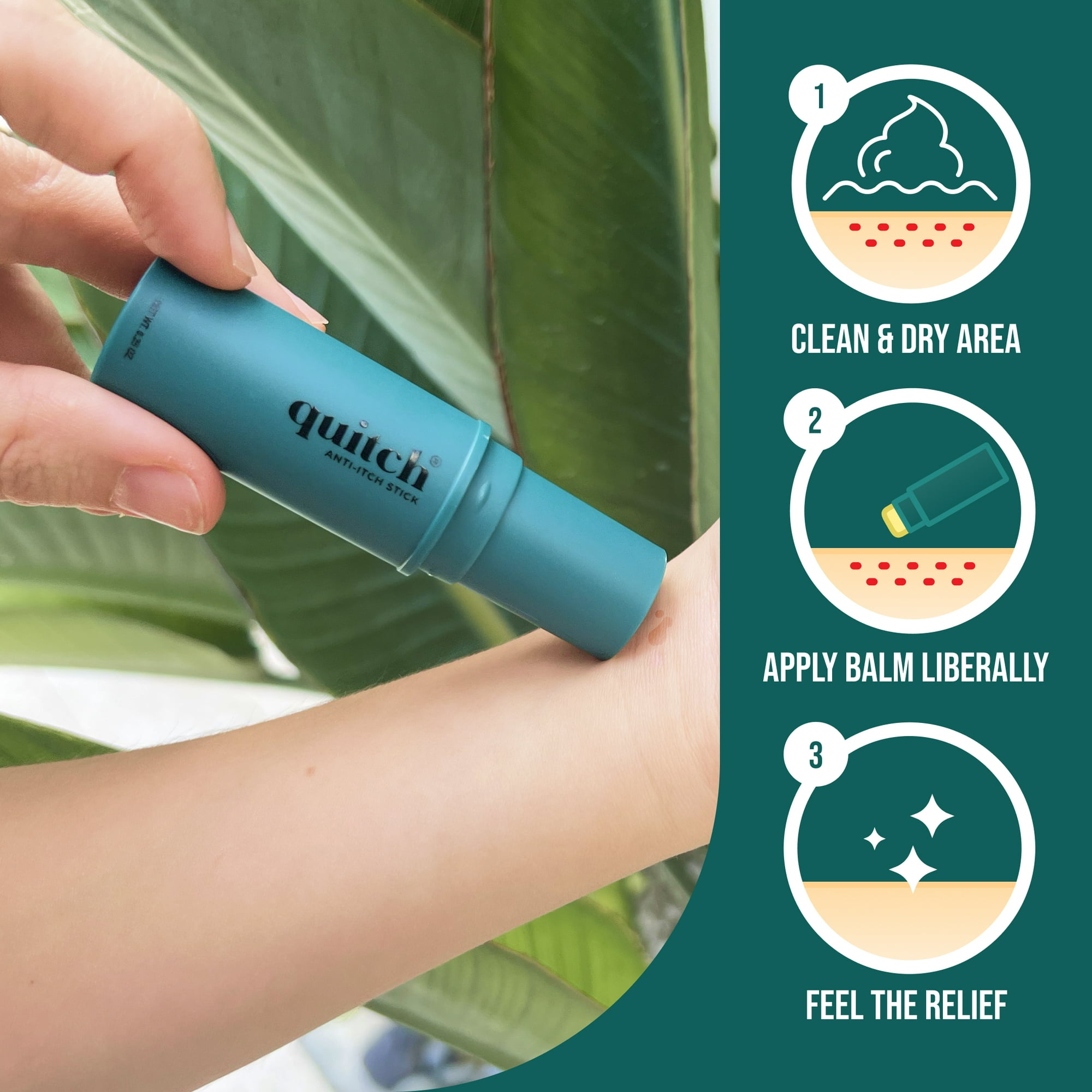 Quitch stick anti-picazón con hidrocortisona 1%