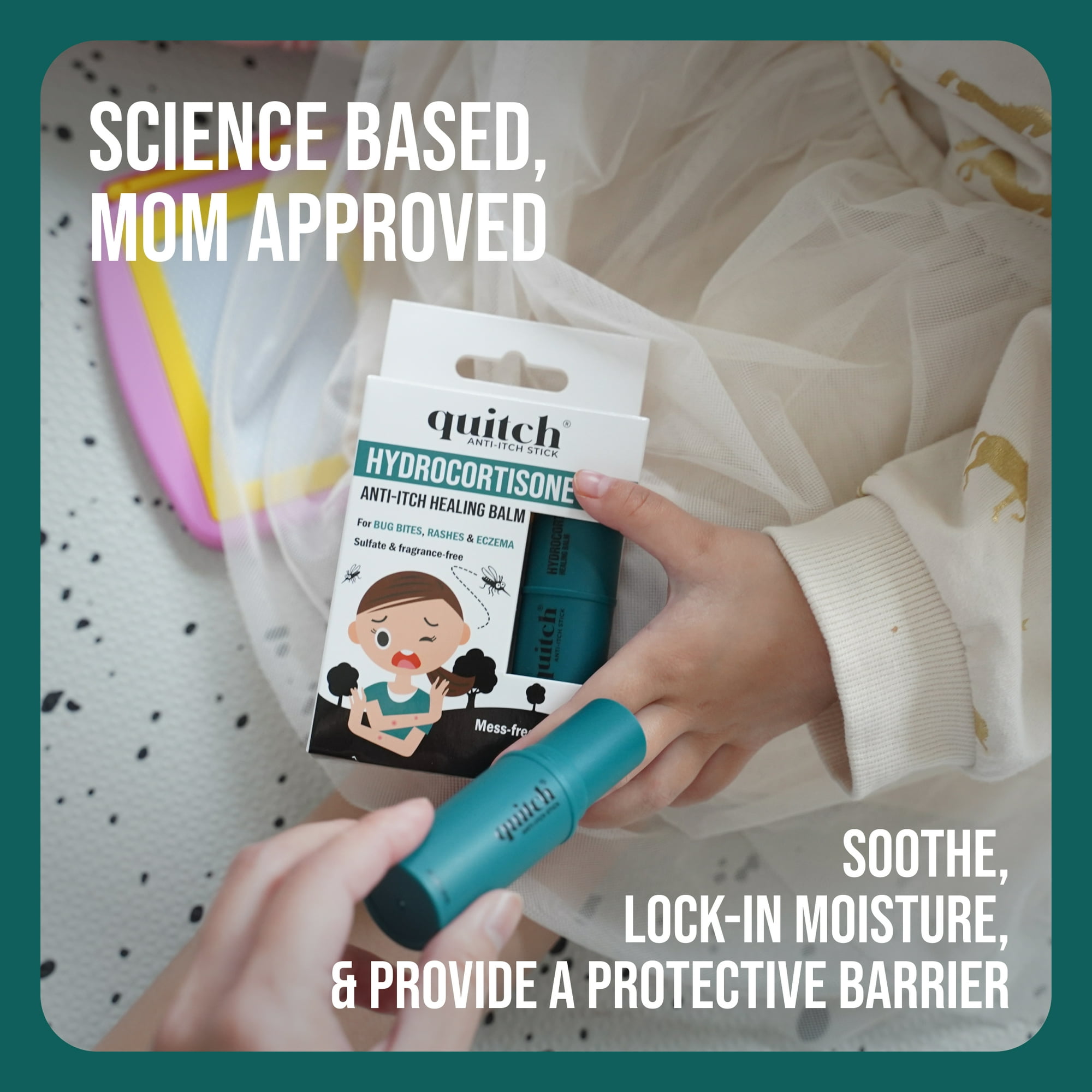 Quitch stick anti-picazón con hidrocortisona 1%