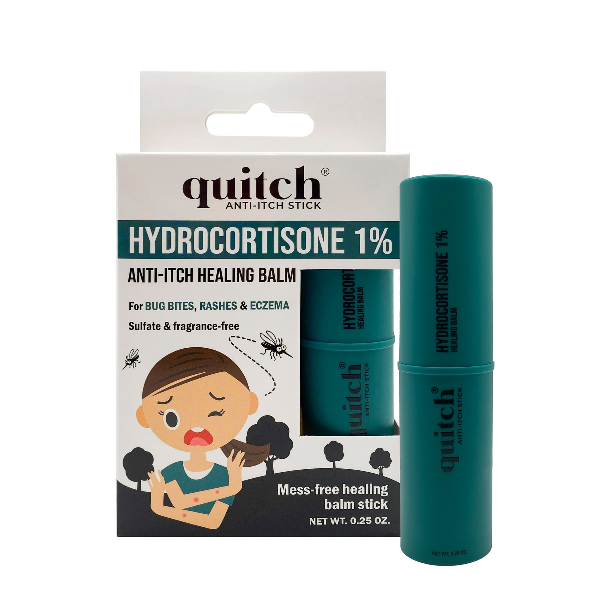 Quitch stick anti-picazón con hidrocortisona 1%