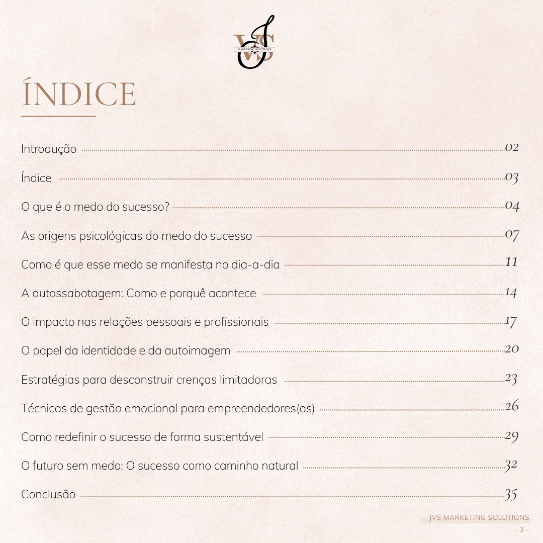 O MEDO DO SUCESSO NO EMPREENDEDORISMO