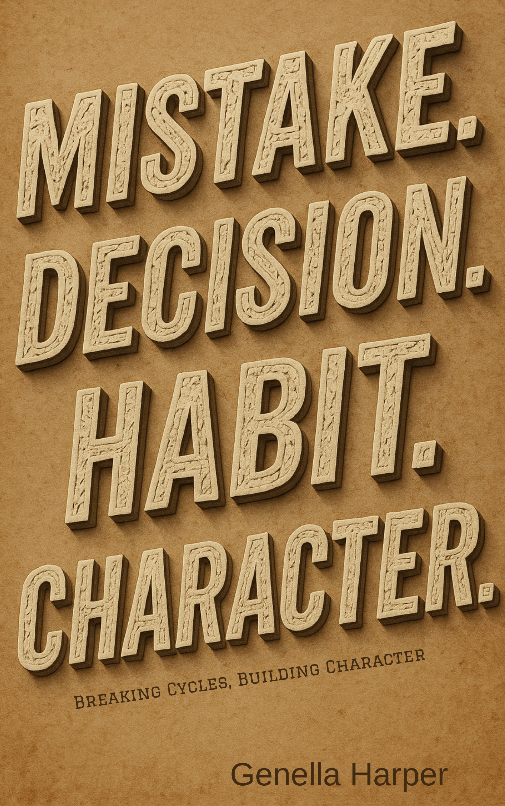 Mistake. Decision. Habit. Character.