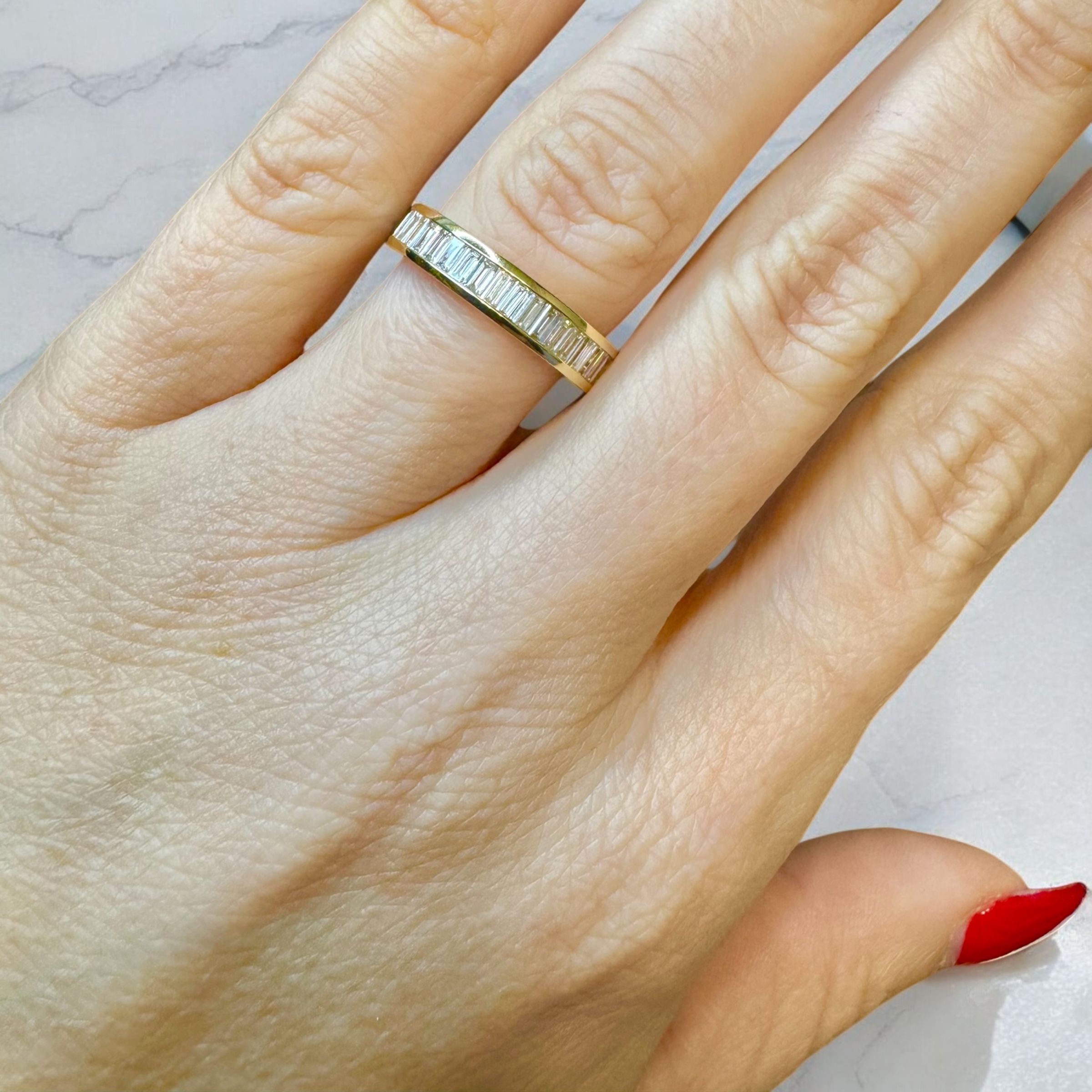 2 carat cultivated diamond ring 