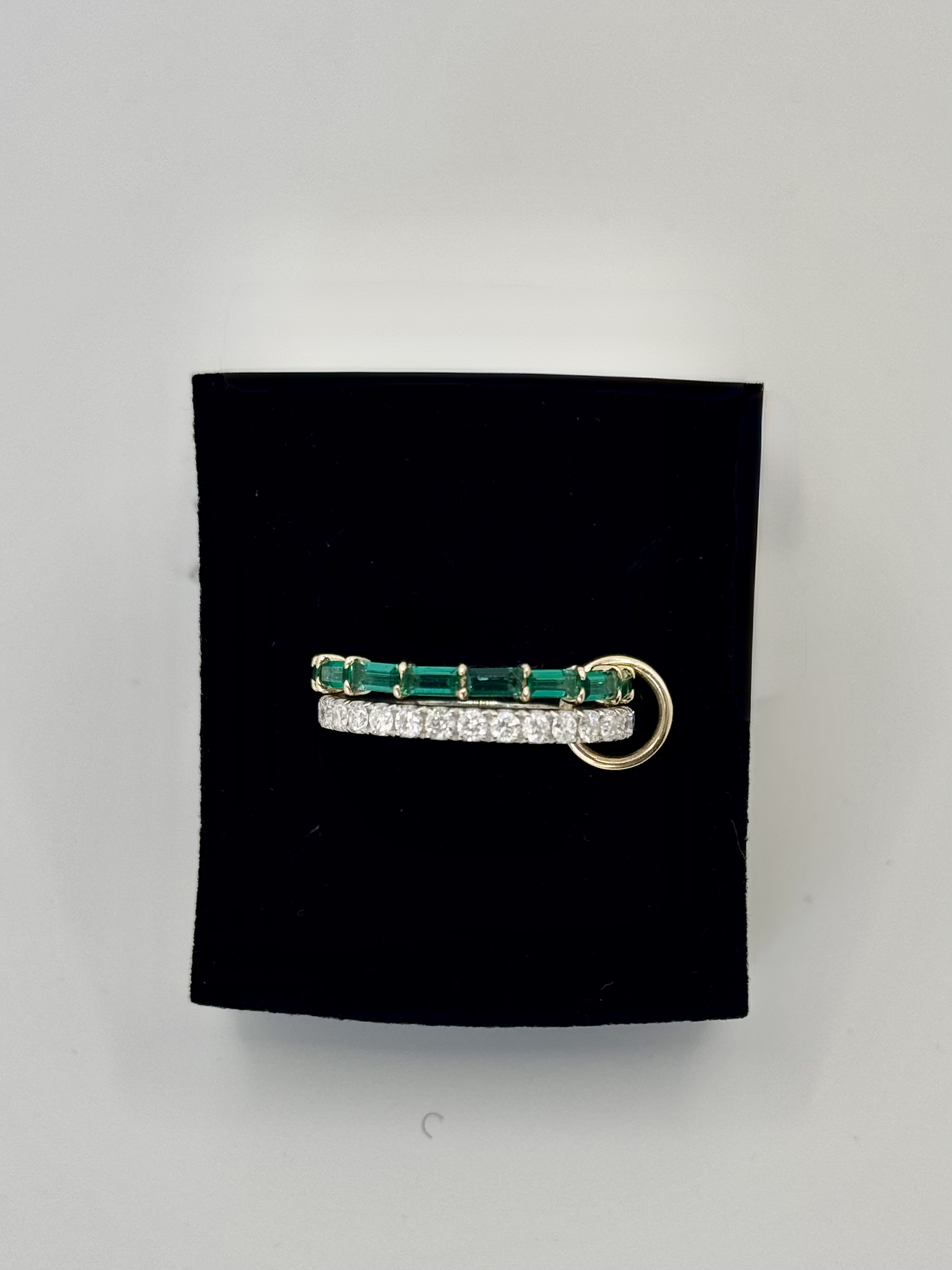 Double Stack attached Ring