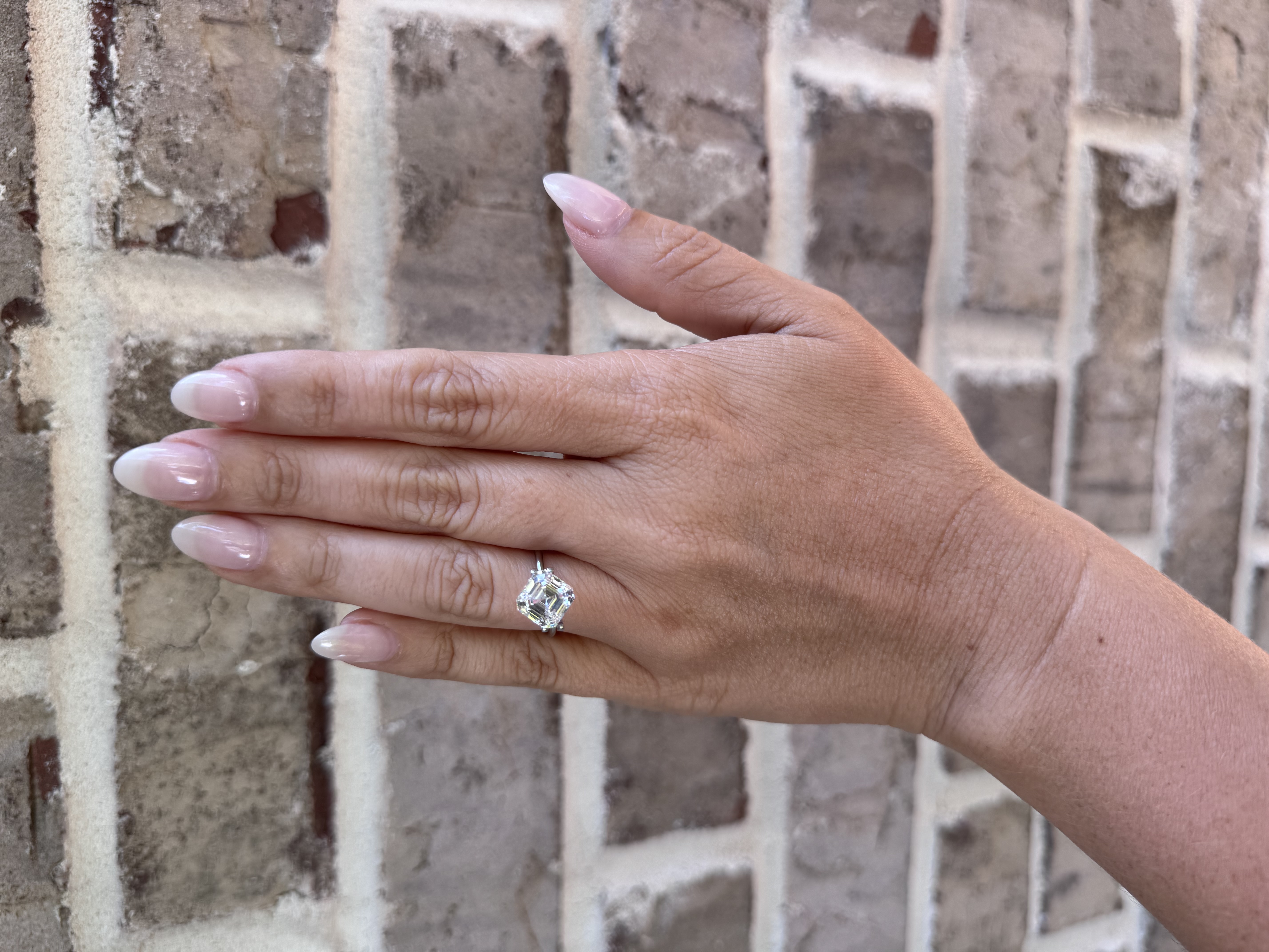4.01 Carat E VS1 Asscher Cut Diamond