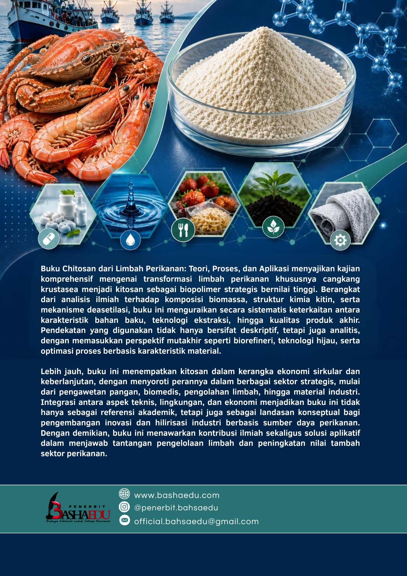Chitosan dari Limbah Perikanan: Teori, Proses, dan Aplikasi