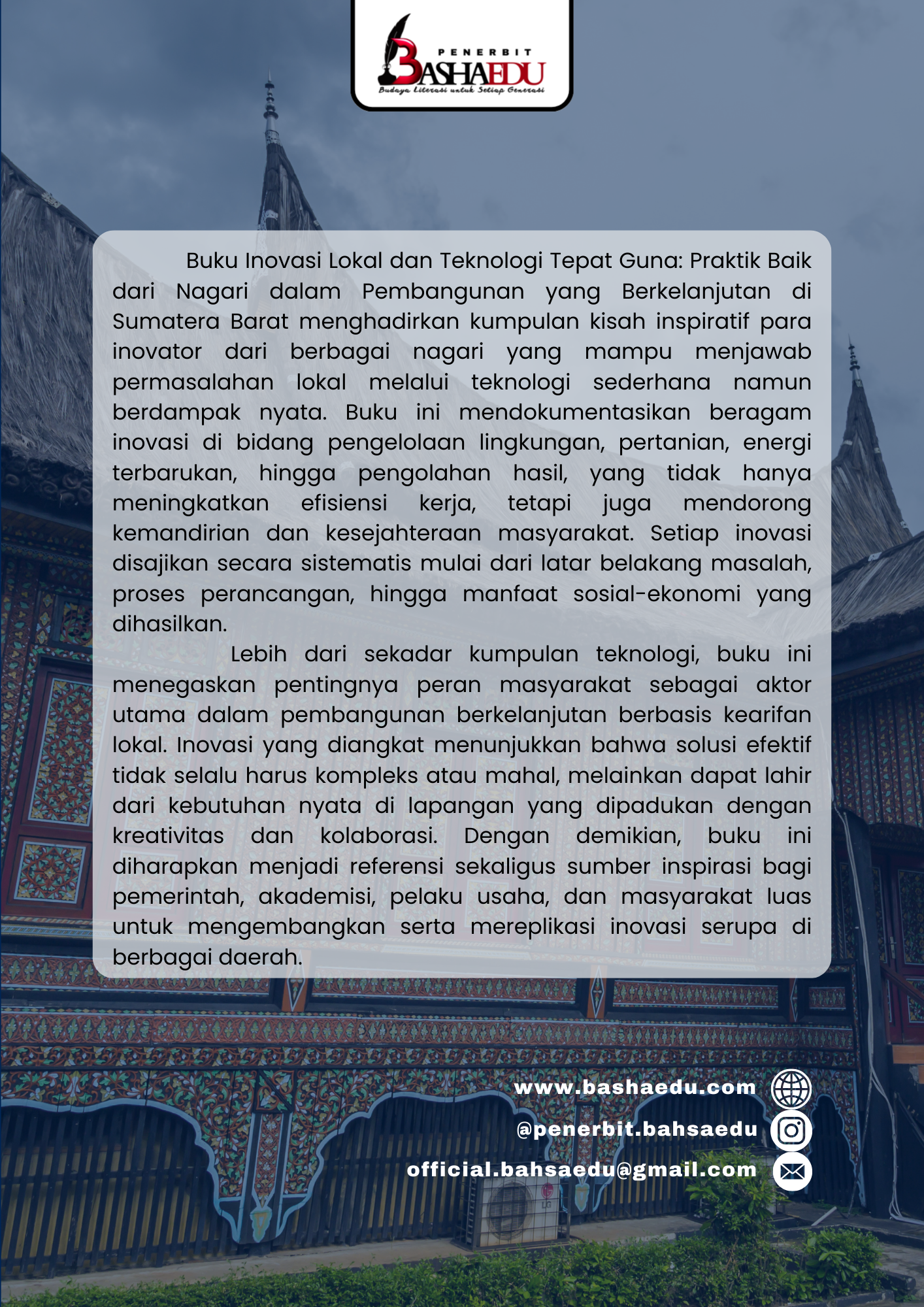 Inovasi Lokal dan Teknologi Tepat Guna: Praktik Baik dari Nagari dalam Pembangunan yang Berkelanjutan di Sumatera Barat