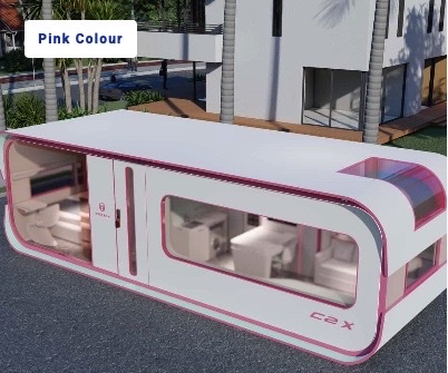 (C2X) *PINK* FUTURISTIC~SMART MOBILE HOME