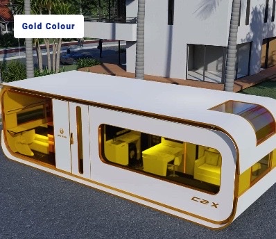 (C2X) *GOLD* FUTURISTIC~SMART MOBILE HOME