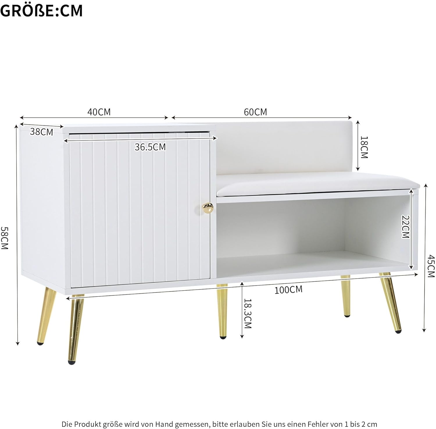 Schuhschrank mit Stauraum  ||  Shoe Cabinet with Storage