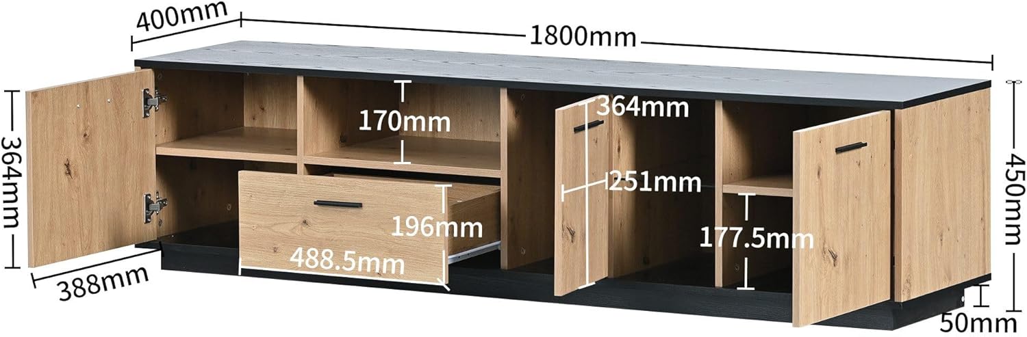 TV-Schrank Wohnzimmer Sideboard  ||  TV Cabinet Living Room Sideboard