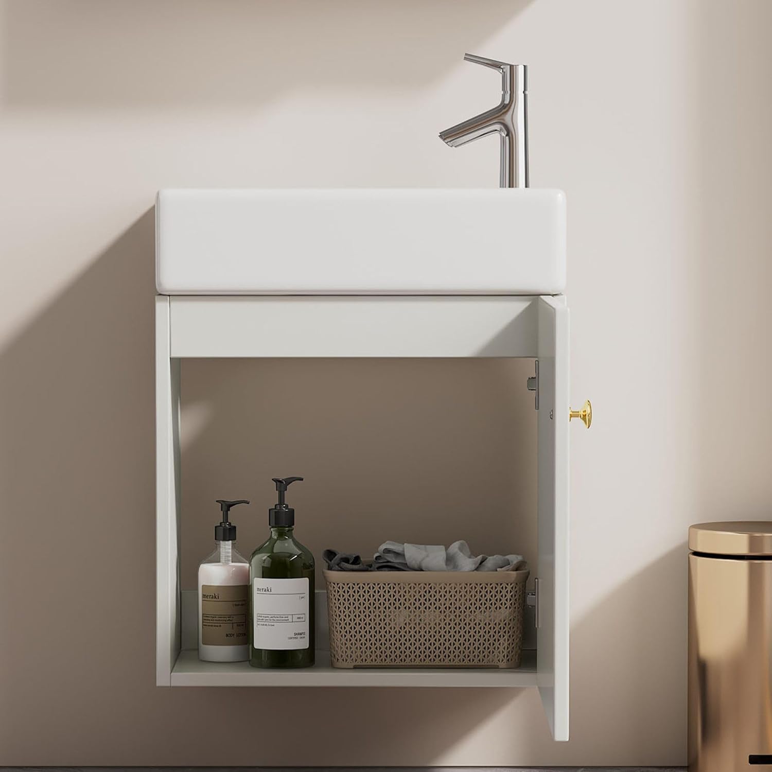 Waschbeckenschrank Badezimmermöbel Waschbecken mit Waschtischunterschrank ||  Sink Cabinet Bathroom Furniture Sink with Vanity Cabinet
