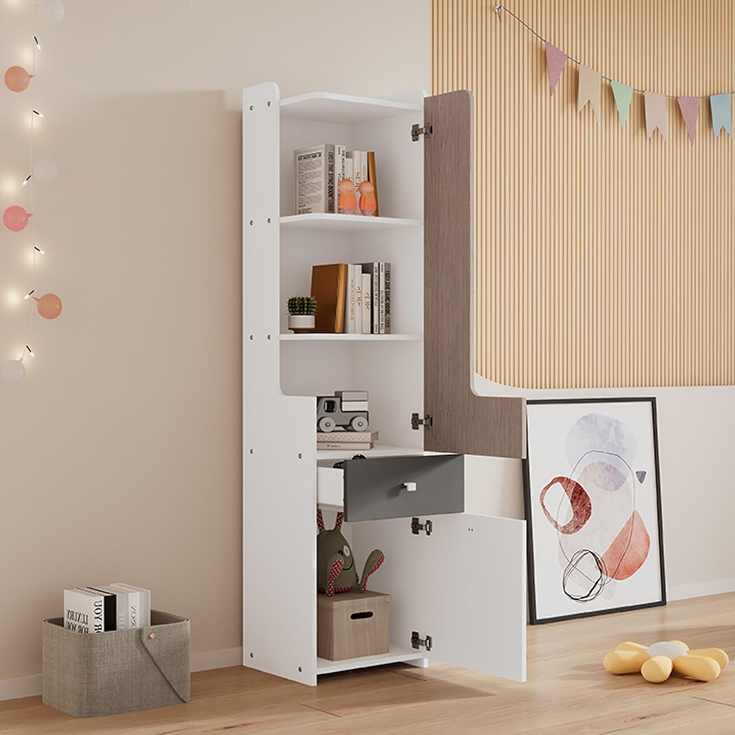 Multifunktionales Standregal Bücherschrank || Multifunctional standing shelf Bookcase