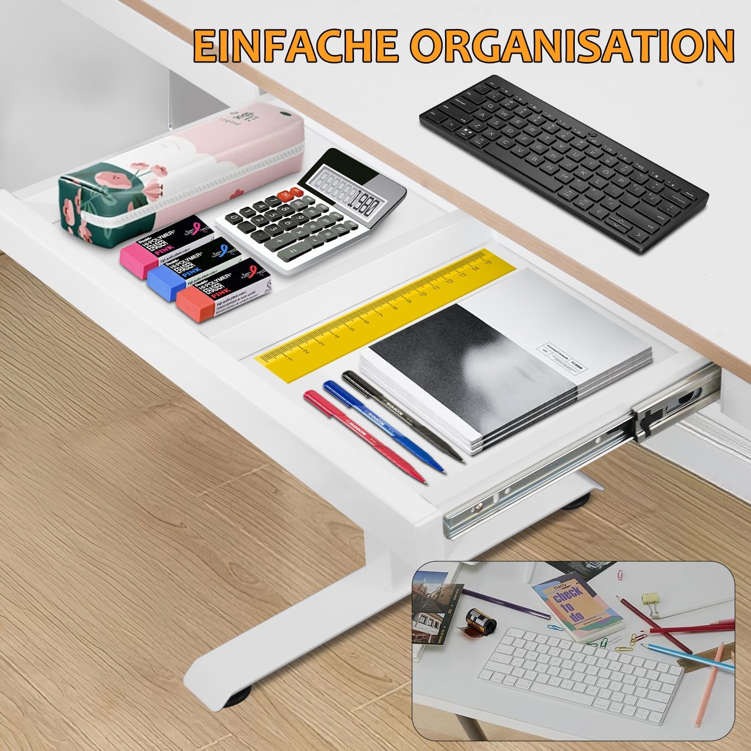  Elektrischer smarter Schreibtisch höhenverstellbar || Height-Adjustable Electric Desk