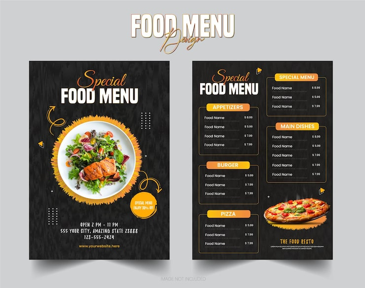 Menu Cards